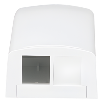 Caja de Montaje en Superficie / 2 Módulos Keystone / ABS / 1.95 x 1.13 x 3.65 in / Blanco