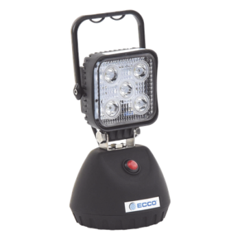 Lámpara de Trabajo LED / 650 Lúmenes / Batería Recargable 3-4 h / IP67 / Montaje Magnético