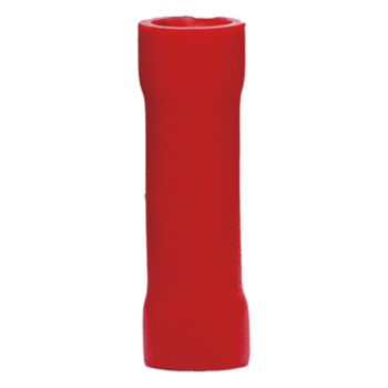 Conector a tope aislado / 22-16 AWG / 600V / Rojo / 25 piezas / UL Listed