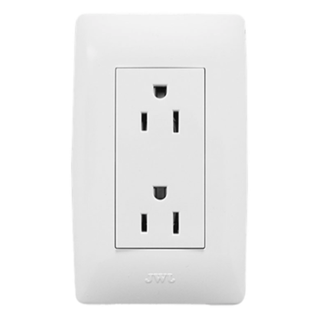 Contacto Dúplex de 127 V~60 Hz 15 A / Color Blanco.