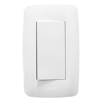Apagador Sencillo / 127 V / 10 A / Blanco / 4.6 x 3.1 x 1.2 in