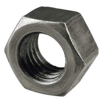 Tuerca Hexagonal / 1/2" (12.7 mm) / Acero al Carbono Grado 2 / Galvanizada / 50 Piezas