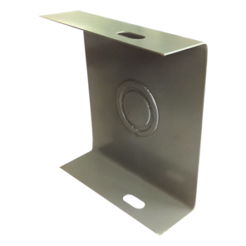 Placa de Cierre para Ducto / 100 x 100 mm (4 x 4 pulg) / Acero al Carbón Calibre 20 / Pintura Electrostática Gris / Norma NOM y ASTM 635A