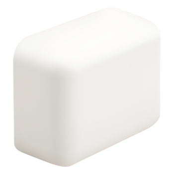 Tapa Final / ABS Blanco Mate / UL94V-0 FT4 / 0 a 50°C / Sin Herramientas