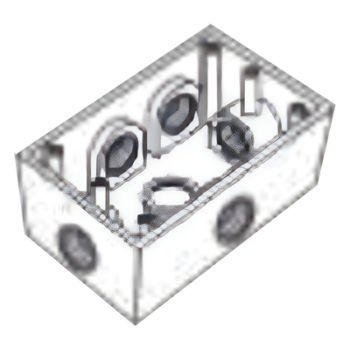 Caja Condulet / 6 Bocas / 3/4" (19.05 mm) / Aluminio Diecast / NPT / Intemperie