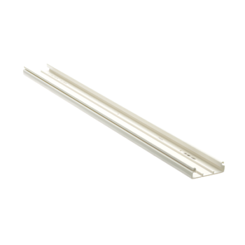 Base para canaleta / PVC rígido / 60.3 x 18.5 x 2400 mm / UL94 V-0 / TIA/EIA-568-B / 2.12 in² / 7.87 pies de largo