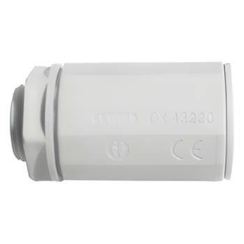 Conector de Tubería Rígida a Caja / PVC Auto-extinguible / 50 mm / IP65 / -24°C a 60°C / Sin Halógenos