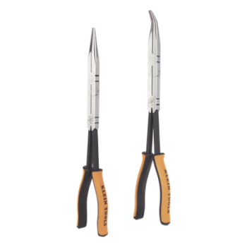 Juego de Pinzas de Punta Doblada y Aguja / 33 cm (13'') / Alcance Extendido / Acero Aleado Cementado