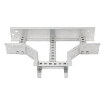 Derivación T Horizontal / Perfil Z / Peralte 3 1/4" / Ancho 9" / Radio de Curvatura 8" / Aluminio / Incluye Tornillería