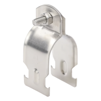 Abrazadera Tipo Strut / Acero Inoxidable 304 / Tubo 33.5 mm / Incluye Tornillo M6 / ISO 9001:2015