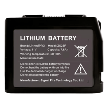 Batería de Litio / 11V 7.8Ah / Recargable / Para Fusionadora de Fibra Óptica