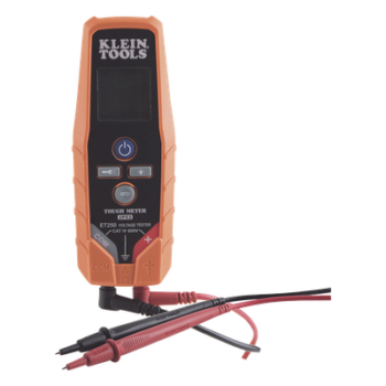 Probador de Continuidad/Voltaje / CAT IV 600 V / IP53 / Caída 3 m (9,8 ft) / LCD Retroiluminada