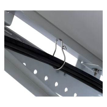 Gancho para cable solar / Nylon 6.6 resistente a intemperie / Capacidad 1.81 pulgadas (46mm) / 50 lbs tracción / Paquete 100 pz