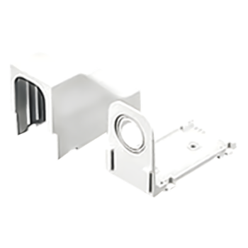 Accesorio para Techo Falso/Entrada / Conexión Tubería 1/2 a 1 In / Compatible Canaletas LD3, LD5 y LD10 / UL94V-0 / TIA/EIA