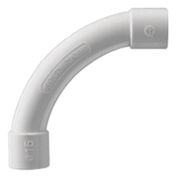 Curva para Tubería Rígida / 50 mm / PVC Auto-extinguible / Libre de Halógenos / Datos y Telecomunicaciones