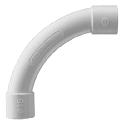 Curva para Tubería Rígida / 50 mm / PVC Auto-extinguible / Libre de Halógenos / Datos y Telecomunicaciones