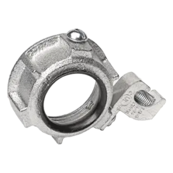 Monitor de Puesta a Tierra / 3/4" / Hierro Maleable / Zinc Electrozincado / Casquillo Aislado / 1.3 x 0.6 x 0.75 in