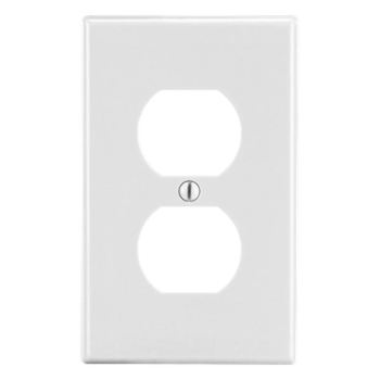 Tapa para Contacto Dúplex Color Blanco.