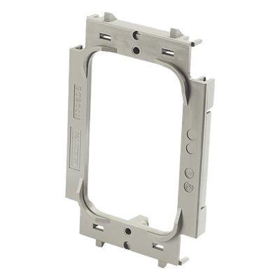 Adaptador Atornillable para Faceplate / PVC Gris / 2.75 in x 4 in / 0.33 ft / Montaje Atornillado