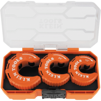 Juego de Cortadores de Tubería / 3 Piezas / Cobre 1/2", 3/4" y 1" (12, 19 y 25 mm) / Diseño I-Beam / Estuche Modular