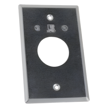 Tapa rectangular / Aluminio / 35.23 mm diámetro / RR / Intemperie / 1.02 mm espesor