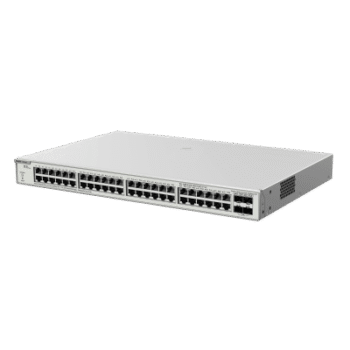 Switch Administrable PoE Capa 2+ / 48 Puertos Gigabit PoE 802.3af/at / 4 SFP+ 10Gb / 370W / Gestión en la Nube