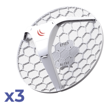 Kit CPE/PtP / 5 GHz / 802.11a/n / Antena 24.5 dBi / 600 MHz / 316 mW / 25 dBm