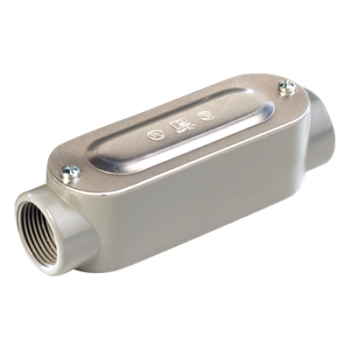 Caja Condulet tipo C de 3/4" (19.05 mm) Incluye tapa y tornillos.