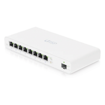 Router Gigabit / 8 Puertos PoE Pasivo 27V / 1 Puerto SFP / NAT 1 Gbps / 110W Total / OSPF y Firewall