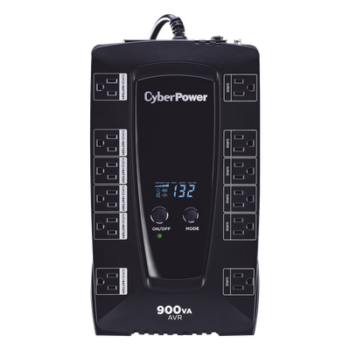 UPS Línea Interactiva / 900 VA / 480 W / 12 Tomas NEMA 5-15R / AVR / Supresión 1030 J / Energy Star