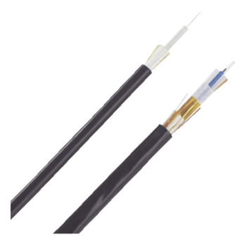 Cable de Fibra Óptica / 24 Hilos / Monomodo OS2 / Interior-Exterior / Loose Tube 250μm / OFNR Riser / Dieléctrico / 2 pies Marcas