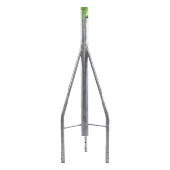 Tramo de Remate para Torre / Tubo Central 2' Cal.18 / Tubos 7/8' Cal.18 / 3 Opresores para Pararrayos / Galvanizado Electrolítico / Compatible STZ-30