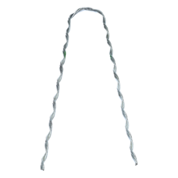 Remate Preformado Retenida / Acero Galvanizado / Cable Figura 8 con Mensajero 3.1 mm / Tensión 1746 kg / Longitud 304.8 mm (12') / Pierna Dispareja