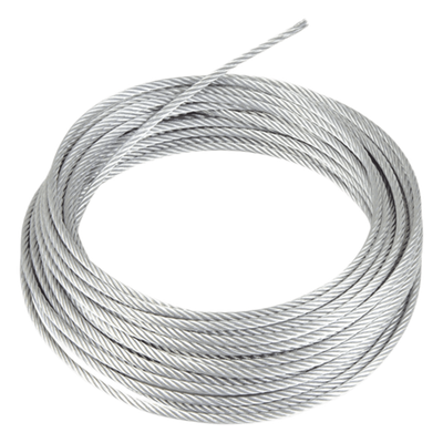 Retenida de Acero Galvanizado / 1/8" / 7 Hilos Trenzados / Carga 600 kg / 50 m (164 ft)