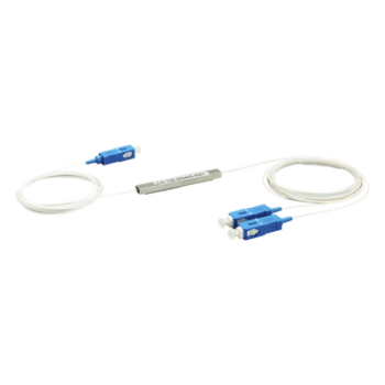 Divisor Óptico PLC / 1x2 / SC/UPC / Longitud de Onda 1260-1650 nm / Pérdida de Inserción ≤3.9 dB / G.657A
