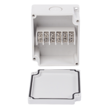 Cajas de Interconexión  con 6 Terminales. De 91 x 75 x 43 mm