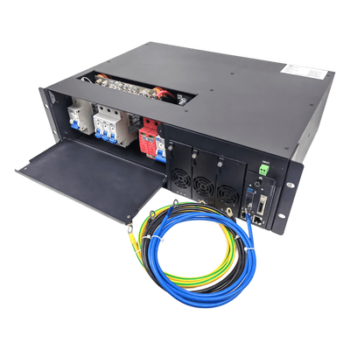 Rectificador de Energía / 90 A / 5400 W / -48 Vdc / Alta Eficiencia 92% / Rack 19" 3U / Rango AC 90-150 Vac