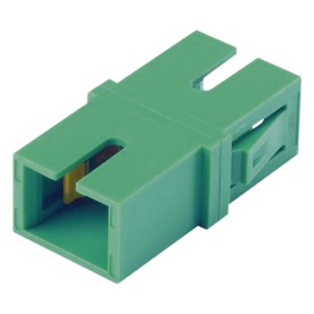 Módulo Acoplador / SC/APC Simplex / Fibra Monomodo / Cerámica Zirconia / Verde / Tg>100°C