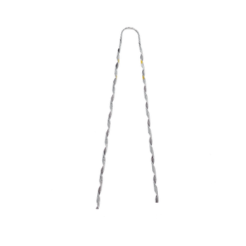 Remate Preformado para Fibra Óptica / Acero Galvanizado / Mensajero 6.3 mm (1/4") / Tensión 4233 kg / Longitud 635 mm (25") / Pierna Dispareja