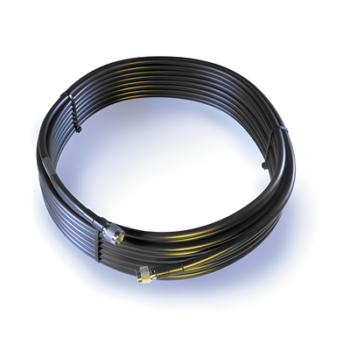 Cable Coaxial de Baja Pérdida / 22.86 m (75 pies) / Conector N Macho / Wilson-400 Equivalente LMR400 / 50 Ohms / Blindaje >90 dB
