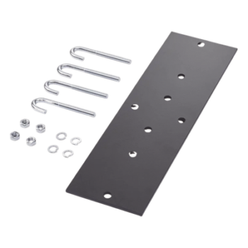 Kit de Conexión a Rack, Para Escalerillas de 12 y 6 in de Ancho, de Acero, Color Negro