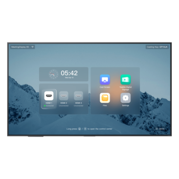 Pantalla Profesional / 65" / 4K UHD IPS / Wi-Fi 6 Dual Band / Bluetooth 5.1 / HDMI 2.0 x3 / Integración MTR