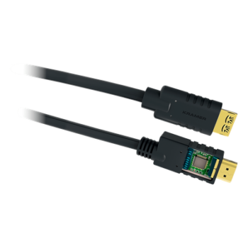 Cable HDMI Activo / 4K@60Hz 4:4:4 / 18 Gbps / 10.70 m (35 ft) / Triple Blindaje / K-Lock / CL3/FT4