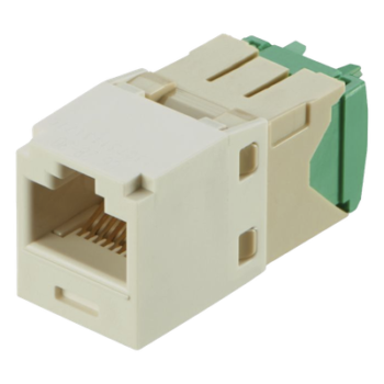 Conector Jack RJ45 / Categoría 6 / 8P8C / 28-30 AWG / Terminación sin Impacto / Color Blanco