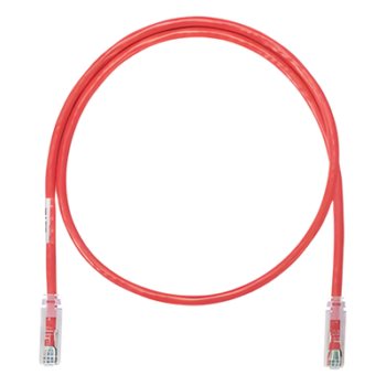 Cable de Parcheo UTP / Categoría 6 / 3 m (9.84 ft) / 24 AWG / Clasificación CM / PoE / Rojo