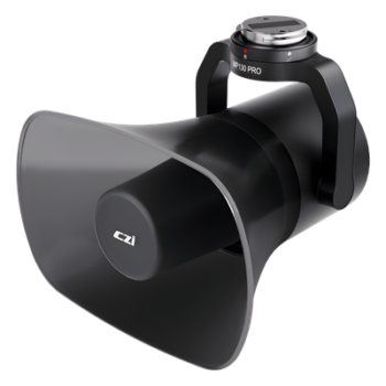 Altavoz de Largo Alcance para Drones / 130 dB / Alcance 700 m (2296.6 ft) / Luz de Advertencia Multicolor / Transmisión en Vivo y TTS / Compatible DJI Matrice M300/M350/M400