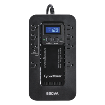 UPS / 650 VA / 390 W / Standby ECO / 120 Vca / 8 NEMA 5-15R / 526 J
