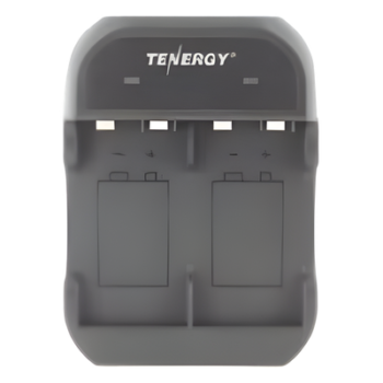 Cargador de Baterías / 2 Bahías / Ni-MH 9V / Indicadores LED / Protección de Polaridad / Cable USB Incluido