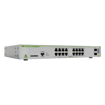 Switch PoE+ Administrable Capa 3 / 16 Puertos Gigabit + 2 SFP / 247 W PoE / 36 Gbps / 26.8 Mpps