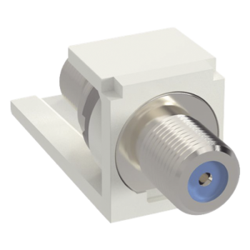Módulo Acoplador Coaxial Tipo F / Mini-Com / 75 Ohms / 3.0 GHz / 1.75' x 1.37' x 0.71'